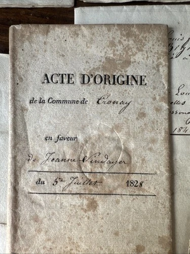 Document 19eme Frédéric Kursner Héraut De Genève Généalogie Passeport Suisse - Foto 15 di 23