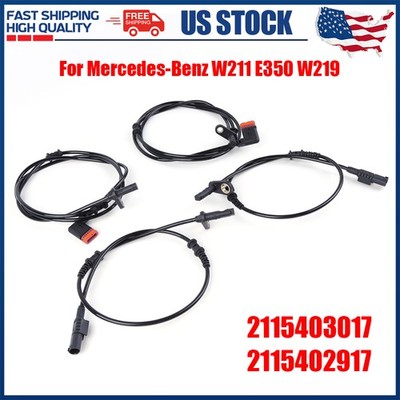 All Wheels Front Rear (4 pc) ABS Wheel Speed Sensor for Mercedes CLK CLS E 03-11