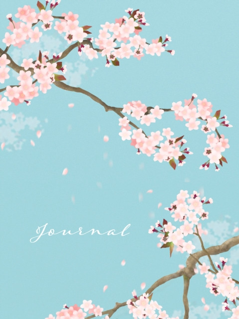 Spring Cherry Blossoms Journal by Editors of Chartwell Books (Paperback Book)