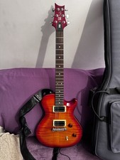 Sunburst PRS SE 245 Electric Guitar Single Cut Half Moon Inlays
