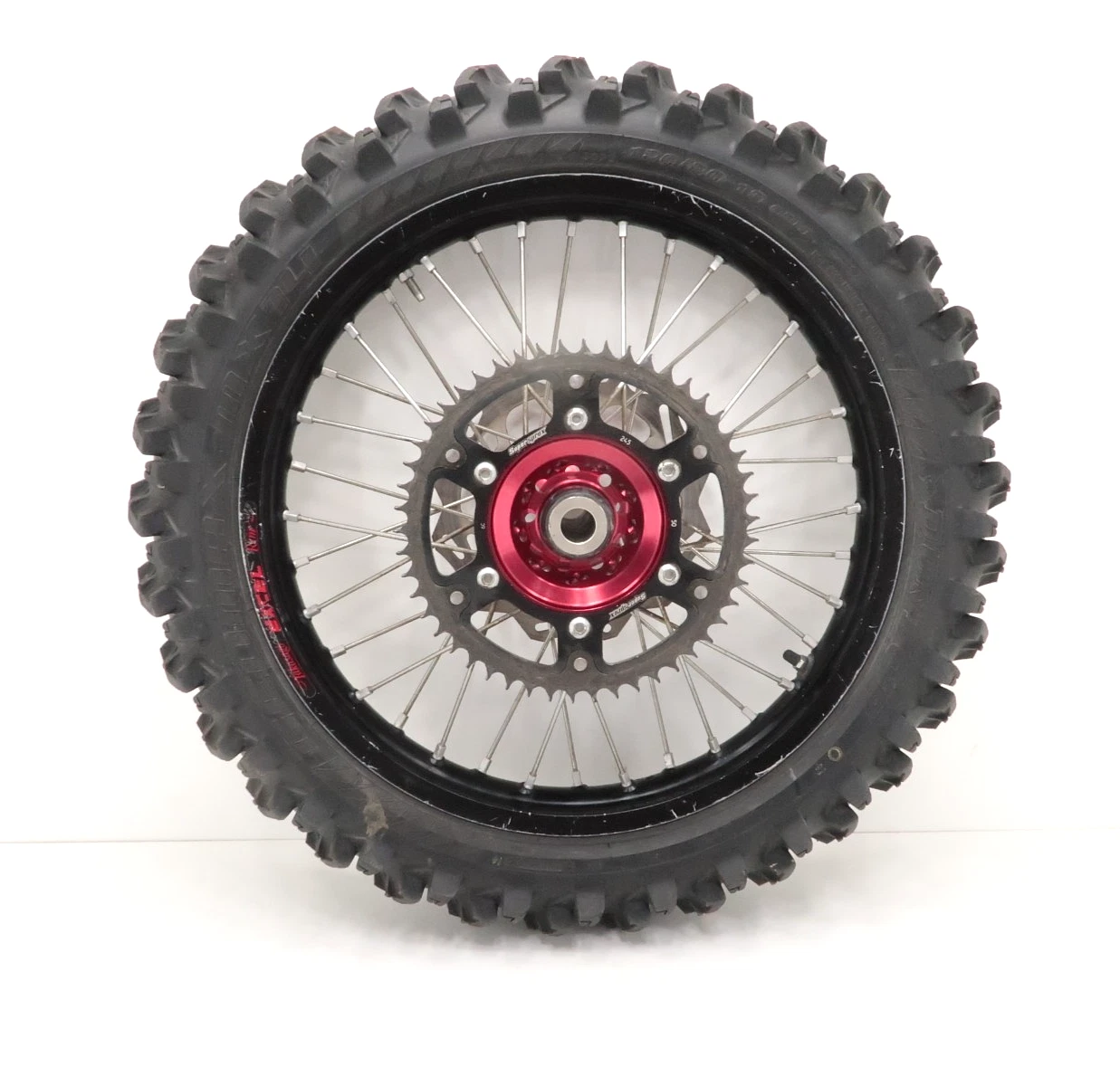 Yamaha YZ450F - 19" Rear Wheel Red Hub Sprocket Rotor Excel Rim - 2014 YZ450 OEM