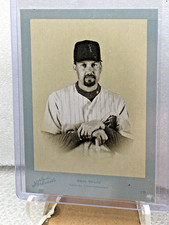 MARK GRACE 2005 30/50 Donruss Studio Portraits ZENITH BLUE B&W SP-40