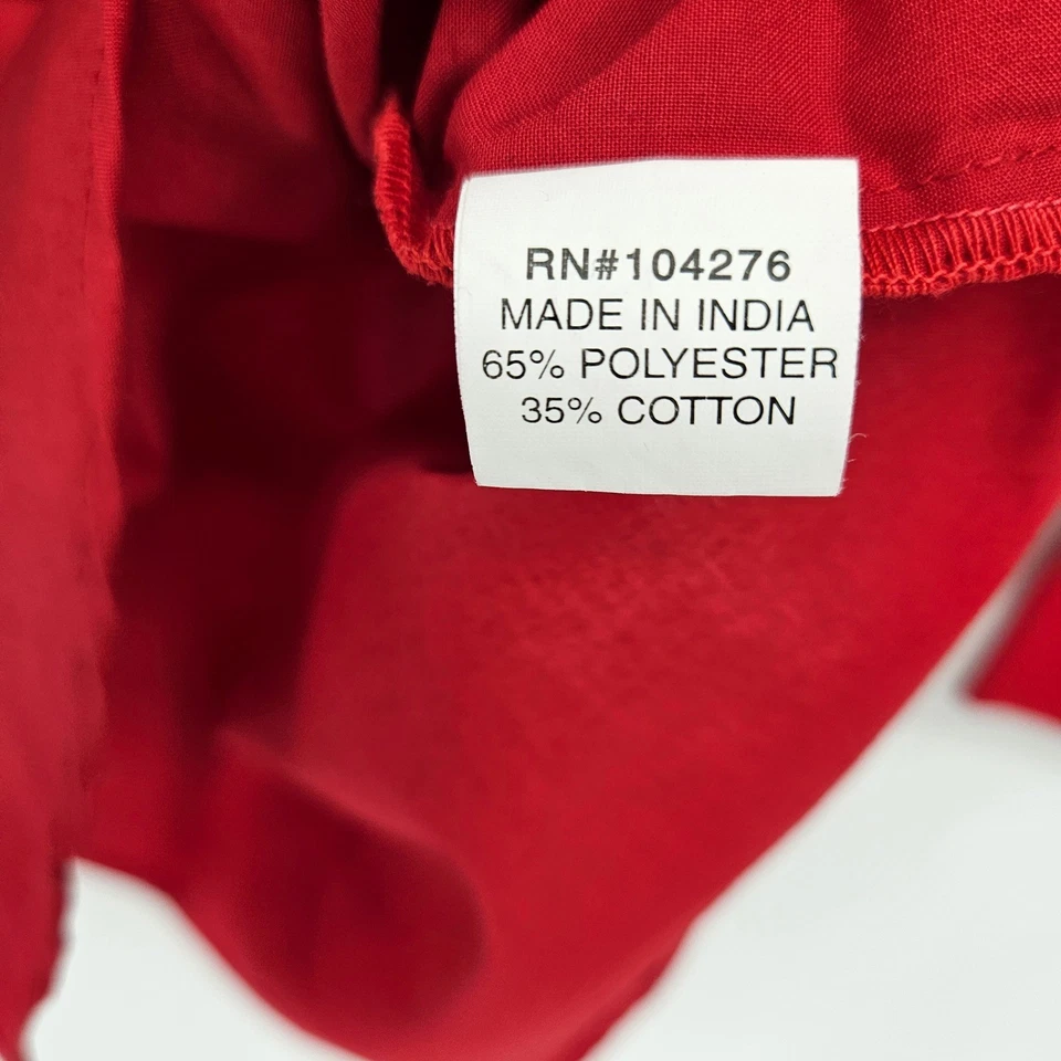 Camisa con tirantes Western Express vintage para hombre 2XL roja occidental perla manga larga a presión Foto 4 de 4