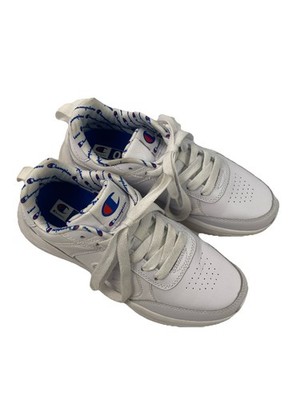 Ladies Champion White shoes Lace up court sneakers size 7W