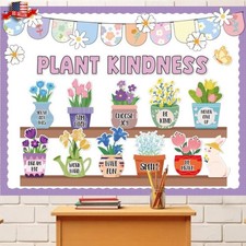 67-Piece Motivational Spring Bulletin Board Decor for Classroom and Office