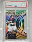 2023 Panini Select C.J. Stroud #183 Green & Yellow Prizm Die-Cut PSA Gem 10