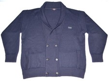 PAUL & SHARK HERREN PULLOVER / CARDIGAN / JACKE * GR. XL DUNKELBLAU WOLLE SUPER