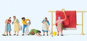 Preiser 10059 Housewives (Pk6) Exclusive Figure Set HO Gauge