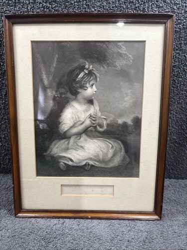 Framed Print of "The Age Of Innocence" by Joshua Reynolds 1723-1792 - Picture 1 of 11