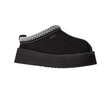 Womens UGG Tazz II Slippers - Black Suede, Size 8 US 1174471
