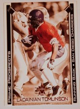 2001 Pacific Vanguard Prime Prospects LaDainian Tomlinson #29 Bronze RC Nm-Mt SP