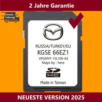 MAZDA SD KARTE 2025 NAVIGATION KGSE66EZ1 MZD CONNECT MAZDA 2 3 6 CX-3 CX-5 CX-9