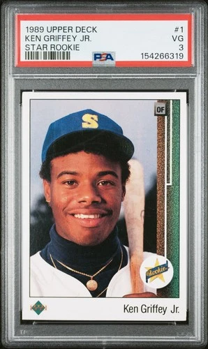 Star Ken Griffey Jr 1989 Upper Deck Star Ken Griffey Jr #1 Rookie