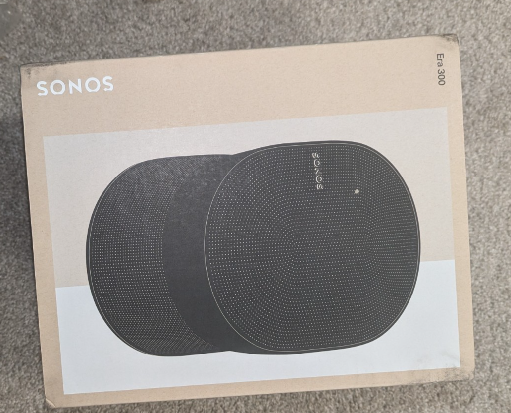 Sonos Era 300 Smart Speaker with Spatial Audio -Black E30G1US1BLK