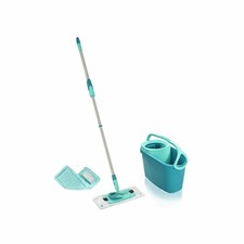 Leifheit Set Clean Twist M Ergo + static plus Bezug, Bodenwischer Set, 52137