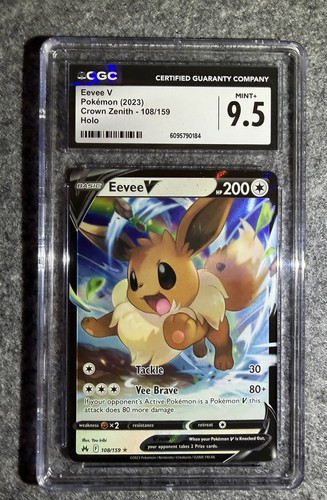 Eevee V graded CGC 9.5 for sale on eBay