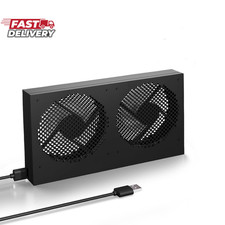 USB Computer Cooling Fan - High Airflow for Routers, PS5, Small Electronics - up