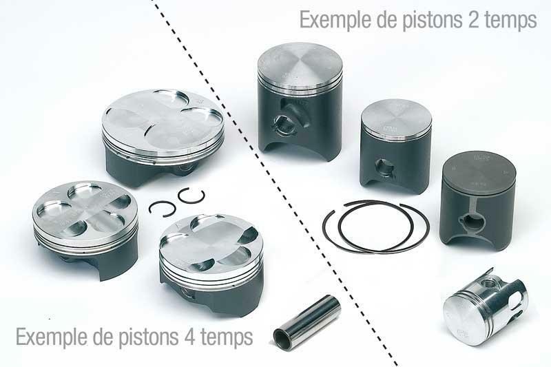 Piston coulé VERTEX tête 12° haute précision pour dôme de culasse VHM