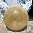 16LB Natural yellow Quartz sphere Crystal ball Mineral specimen Healing — photo 2