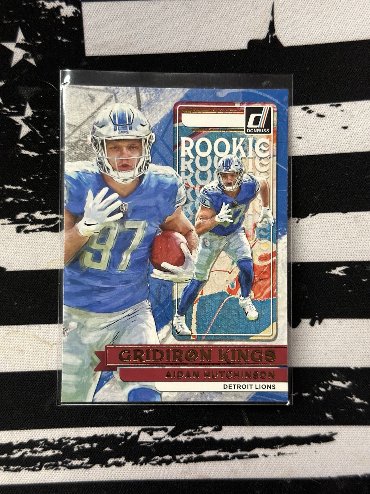 2022 Panini Donruss - Rookie Gridiron Kings Aidan Hutchinson #RGK-10 (RC)