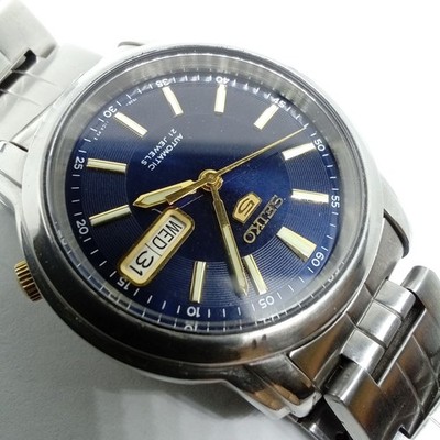 SEIKO 5 7S26-03S0 Mens 37 mm. Vintage Watch Automatic Day/Date