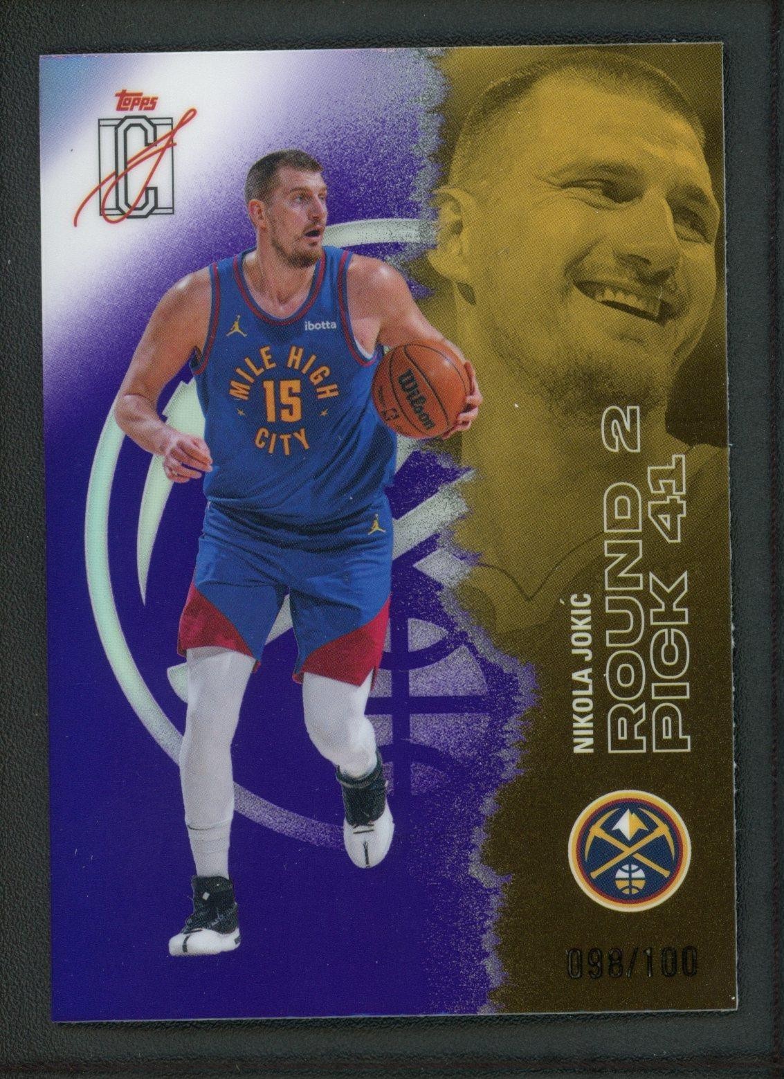 2026 NIKOLA JOKIC 098/100 TOPPS ROUND 2 PICK 41
