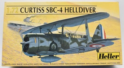 Heller Modellauto? Modellbau CURTISS SBC-4 HELLDIVER Aereo Modellbausatz 1:72