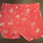Member's Mark Girls Cartwheel Shorts 4/5 Red/Silver Stars Elastic Waist — photo 3