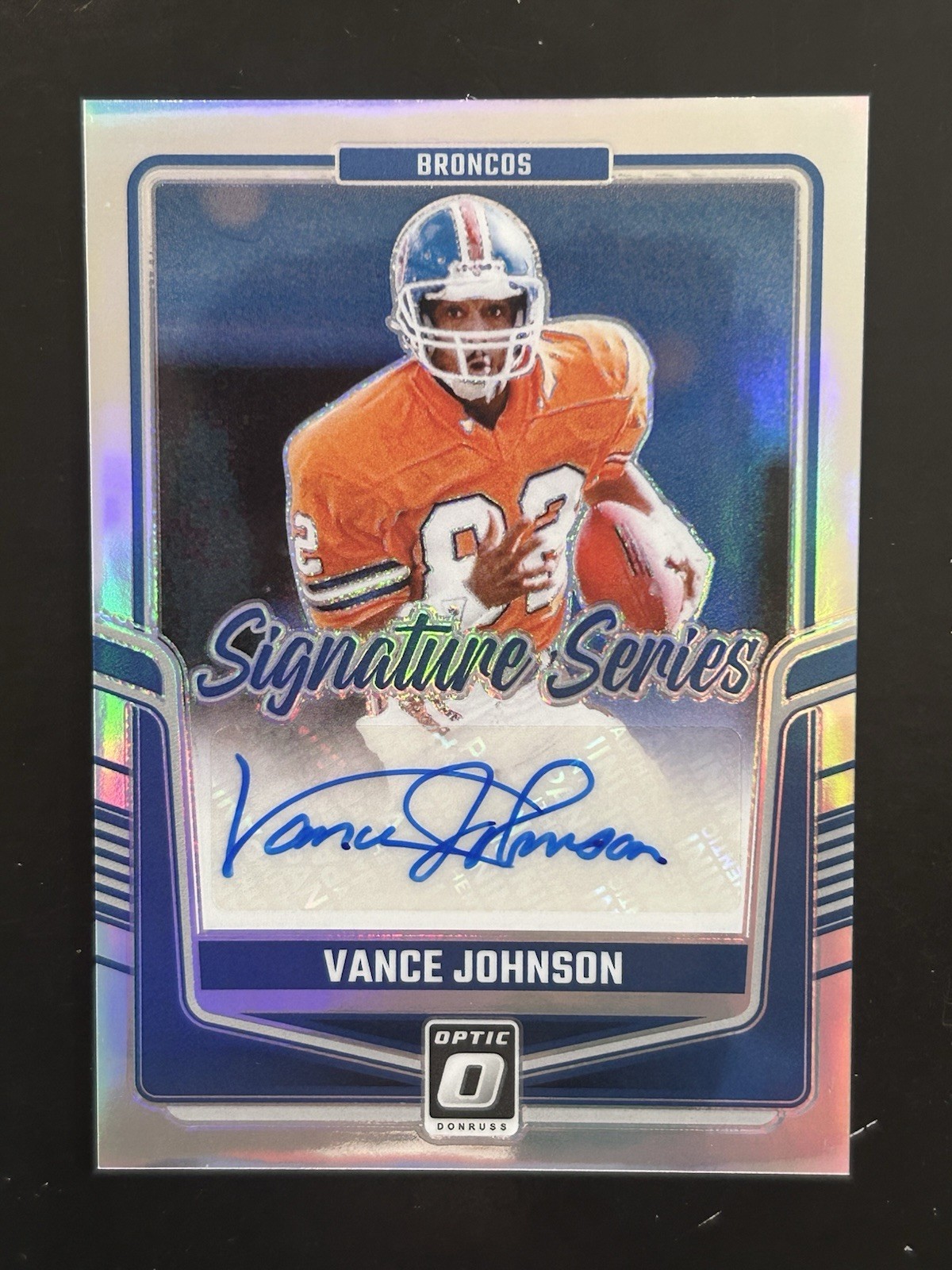 2024 Panini Donruss Optic - Signature Series Holo Vance Johnson #SSH-VJN (AU)