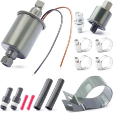 12V Universal Electric Fuel Pump Gas Diesel High Pressure 5-9 PSI E8012S Trucks