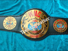 WMC World MUATHAI COUNCIL INTERCONTINENTAL CHAMPIONSHIP Belt Adult Size Zinc