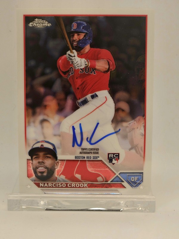2023 Topps Chrome Update Series Narciso Crook RC Auto #RA-NC Red Sox
