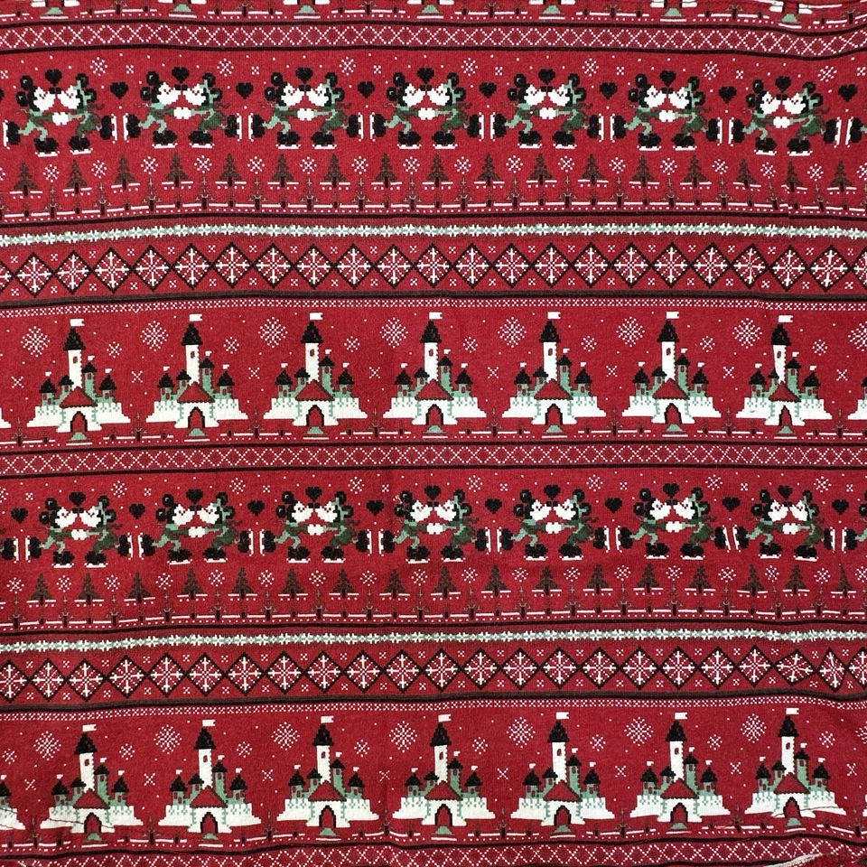 Disneyland Resort Christmas Spirit Jersey 2XL Red Mickey Minnie Castle Holiday - Image 4 of 4