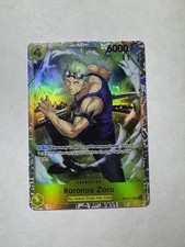 Bandai One Piece Card Game Roronoa Zoro OP15-113 SR Full Art Foil English