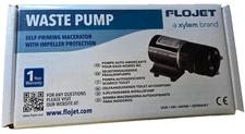 Flojet 18550000A Macerator Pump For Sanitation Dump System 16A 12V 13 GPM