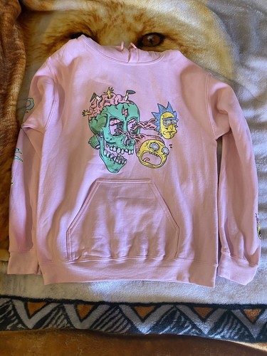 Rick Rosa y Morty Sudadera Con Capucha Pequeño | eBay