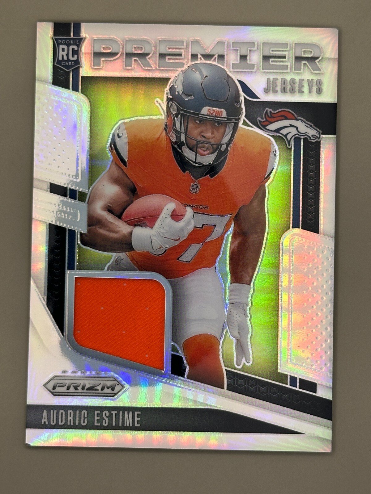 2024 Panini Prizm - Premier Jerseys Audric Estime #PJ-AEE (MEM, RC)