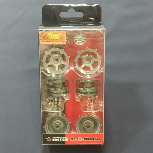 RC VS Tank 1/24 Metal Wheel Set (2 Sides) German King Tiger 1:24 VSTANK WW2 NEW - Picture 8 of 8