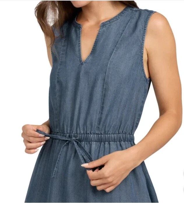 knee length dresses for ladies Provence Bloom Tiered Midi Dress Floral Blue