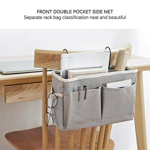 Bedside Storage Caddy Hanging Organizer Bag Pocket for Bed Holder Couch Durable - Picture 9 of 41