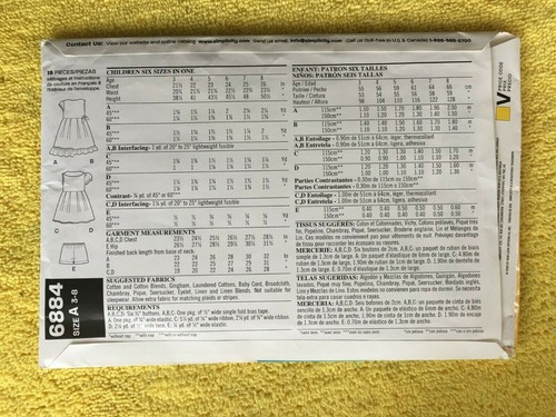 Simplicity Patterns (C) ~ All Patterns are Size 3-8 * ~ * ~ * ~ * ~ Listing 1414 - Picture 71 of 126