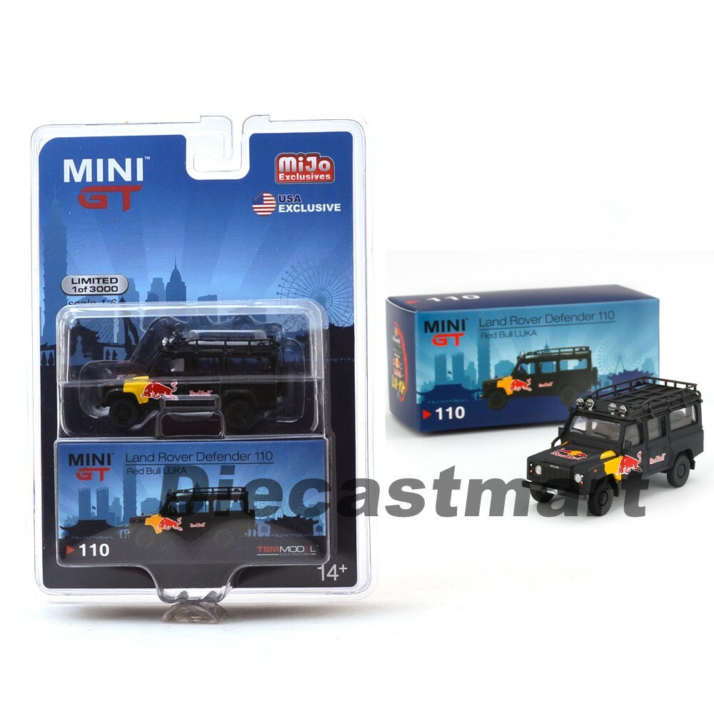 MINI GT MINI GT 1:64 Land Rover Defender 110 Camel Trophy Winner