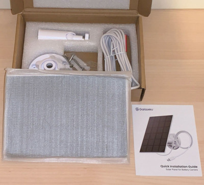GALAYOU Solarpanel für kabellose IP-Überwachungskamera, Typ-C Akku, wasserdicht*