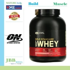 Optimum Nutrition, Gold Standard 100% Whey, Delicious Strawberry, 5 lb