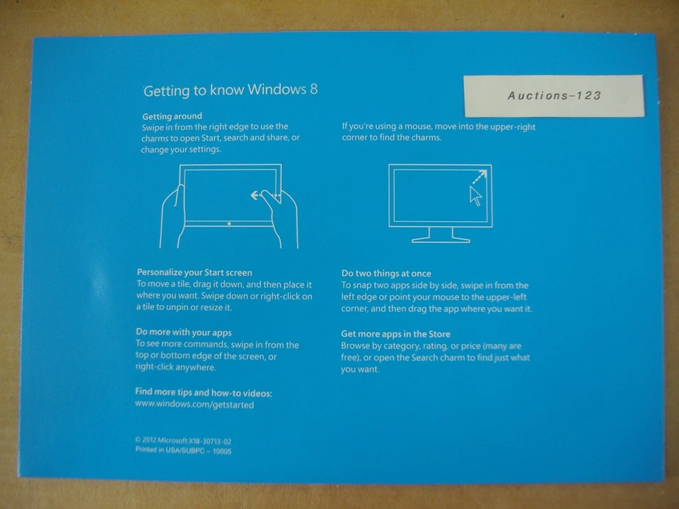 Microsoft Windows 8 Pro 64 bit x64 64 Bit DVD Full English MS WIN 8 =NEW= - Image 4 of 4