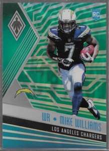 2017 Panini Phoenix Mike Williams #122 Rookie Green /25 San Diego Chargers
