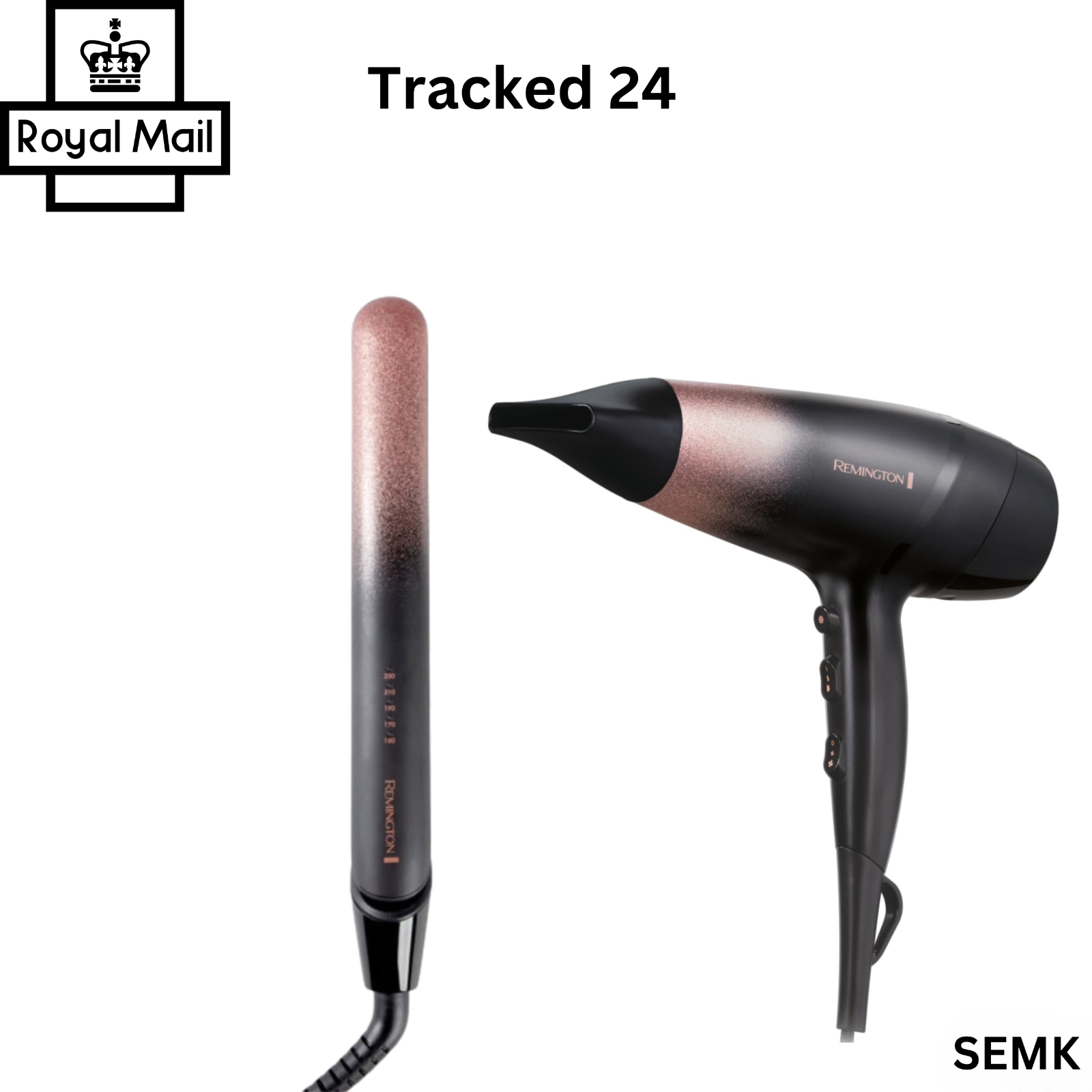 New Hair Dryer & Straightener Women's Hair Care Gift Set Ceramic Rose Shimmer eBay