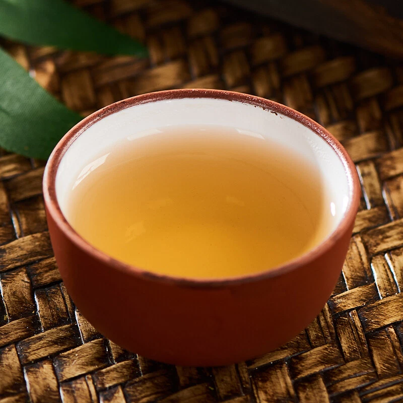 China chá amarelo prensado mini tijolo dourado JUNSHAN Jun Shan Huang Cha caixa de 50g - Imagem 4 de 4