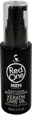 ( 258€ / L ) RedOne Bartöl Keratin 50ml Beard & Mustache Keratin Care Oil