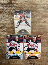 Jack Hughes New Jersey Devils 3 Card Lot Upper Deck, UD Canvas, MVP Mint USA SP